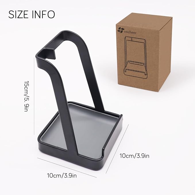vocheer Pot Lid Holder, Stainless Steel Kitchen Organizer Rack Spoon Rest Rack - Image 9