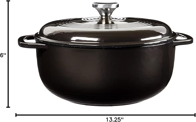 Lodge Essential Enamel Cast Iron Dutch Oven - Image 9
