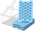 Mini Ice Cube Tray for Freezer: Small Plastic Ice Cubes Trays for Freezer by FDDAI