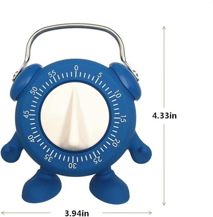 Kitchen Timer, 60 Minutes Countdown Cooking Teaching Egg Potty Training Wind Up - Image 2