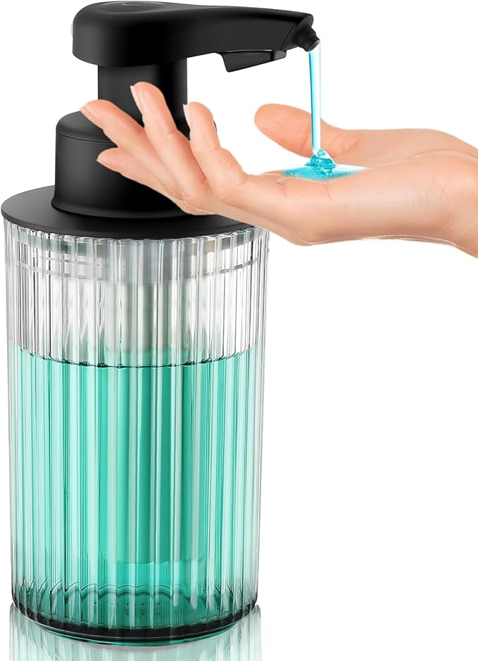 Automatic Soap Dispenser Liquid Touchless: 9oz Black Plastic by PHNEEMSAUTOMATICSOAPDISPENSER