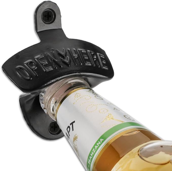 ZOOFOX 12-Piece Wall Mounted Vintage Metal Bottle Opener - Image 5