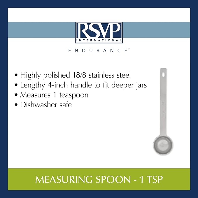 RSVP International Endurance Kitchen Collection Open Stock Measuring Spoon - Image 6