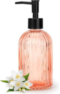 Topsky Stripe Glass Soap Dispenser by HomeandKitchenNO1