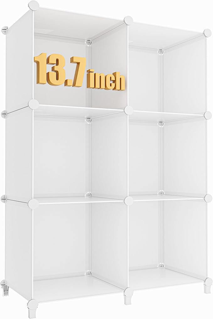 HOMIDEC XLarge Cube Storage Organizer, 13.7 Inch Closet Organizer Storage by DecorateYourHome