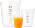 3 PCS Silicone Flexible Measuring Cups, Melting Cups by Alaeseje