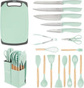 19 PCS Kitchen Cooking Utensils Set, 11 Pieces Silicone Cooking Utensils Set 6 by CADABY