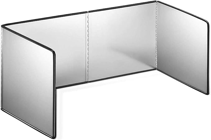 4 Sided Stainless Steel Oil Splatter Guard, Grease Splatter Screen, Stove by Ashgulia