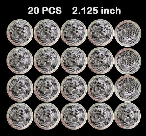 20Pcs Small Drain Mesh Basket, 2.125'' Bathroom Sink Drain Strainer