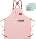 ZOMAO Chef Apron for Women Men by ZOMAO