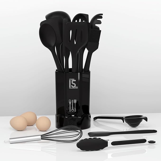 AOTHOD Silicone Cooking Utensils Set - Image 6