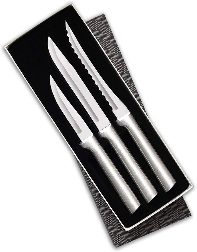 Rada Cutlery Cooking Essentials Gift Set, 3-Piece Knife Set, Stainless Steel by RadaCutlery