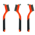 3pcs Small Stainless Steel Little Wire Brushes Set by XDMTWLKJ
