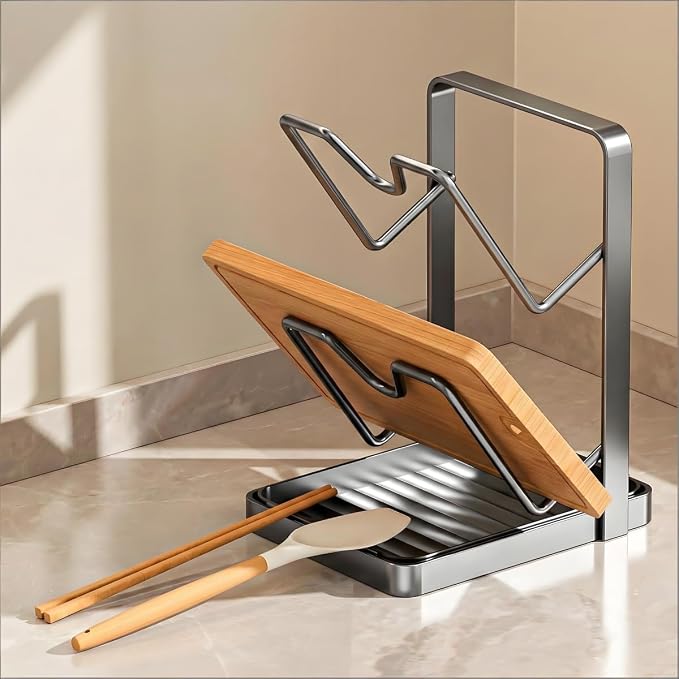 Lispin 2026 Upgraded Kitchen Pot Lid Storage Rack, Lid Holder While Cooking - Image 4