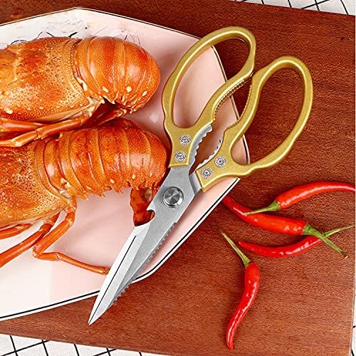 Kitchen Scissors, Heavy Duty Sharp Shears Dishwasher Safe, Kitchen