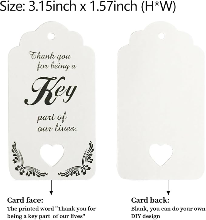 WODEGIFT 50 PCS Key Bottle Openers, Bridal Shower Favors, Rustic Wedding Favors - Image 5