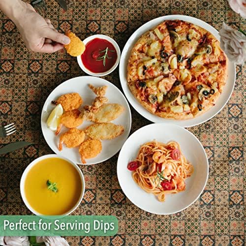 Brew To A Tea - Ceramic Porcelain Dipping Bowls, 3 Oz, Set of 12