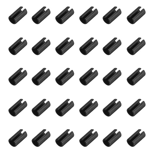 MECCANIXITY 120Pcs Slotted Split Roll Pins 3/25 Inch Dia. 6/25 Inch Length by MECCANIXITY