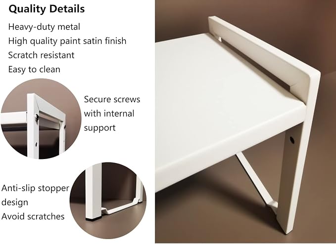 Expandable Cabinet Shelf Organizer 16-26" L Stackable Kitchen Counter Shelf - Image 3