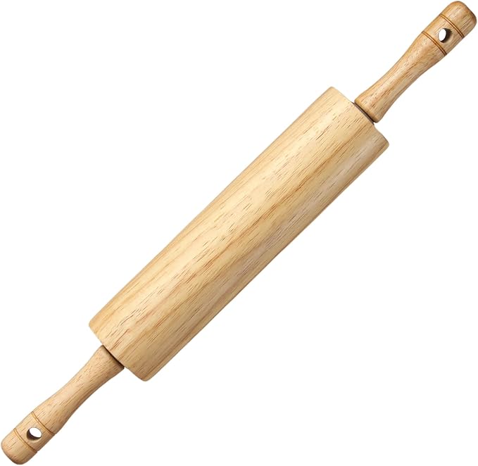 KARRYOUNG Rubber Wood Rolling Pin by KARRYOUNG
