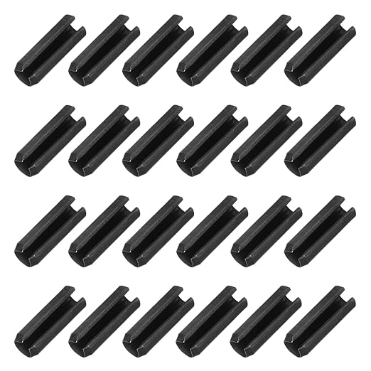 MECCANIXITY 25Pcs Slotted Split Roll Pins 3/10 Inch Dia. 4/5 Inch Length 65Mn by MECCANIXITY