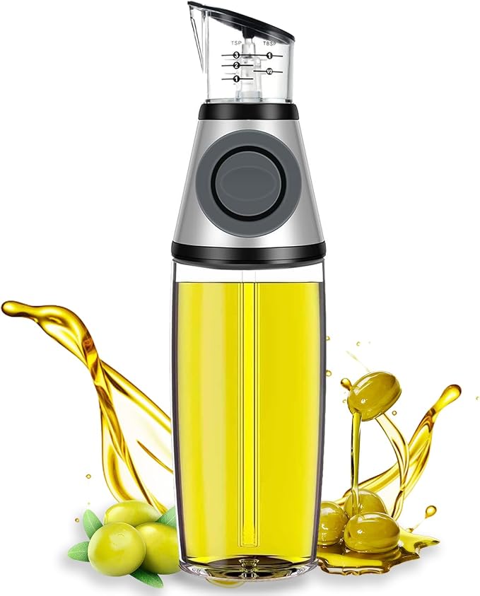 Oil Dispenser Bottle, 17oz Olive Oil Dispenser Oil Sprayer, Baking Frying by KITLAB