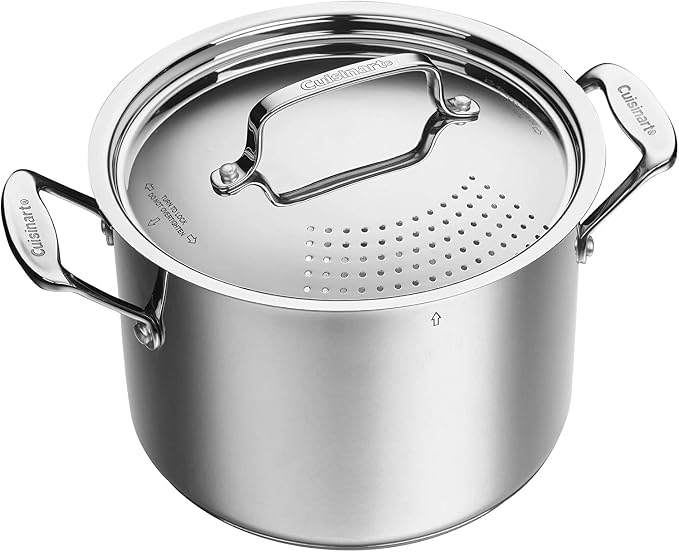 Cuisinart 766S-22 6 Qt. Stainless Steel Pasta Pot w/Straining Cover by Cuisinart
