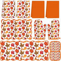 10 Pcs Fall Kitchen Decor Set Maple Leaf Towels Mats Pot Holders Oven