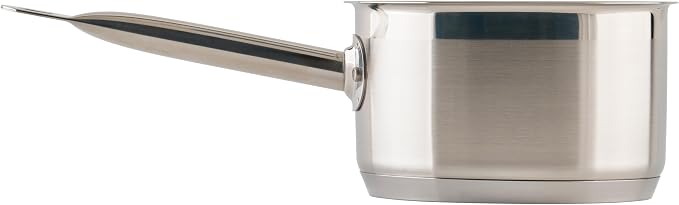 Winco Heavy-Duty Stainless Steel Sauce Pan - Image 3