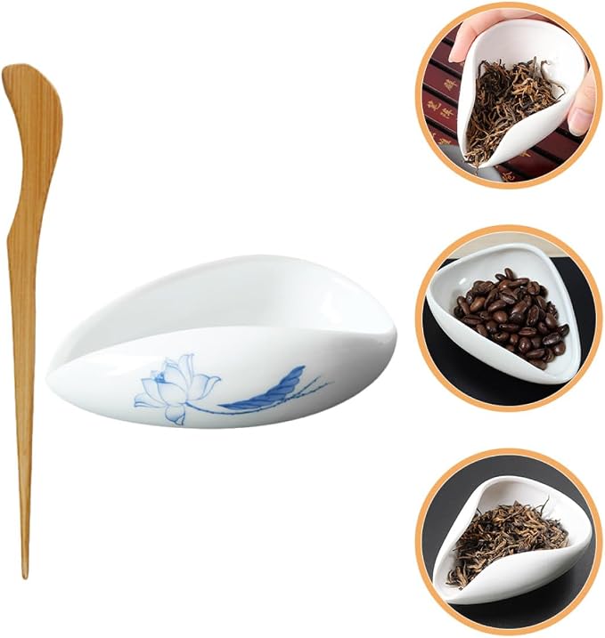 Ceramic Tea Leaf Holder Plate - Image 7