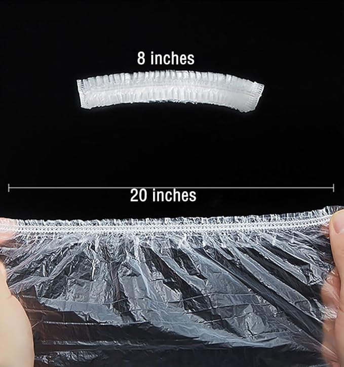 100 Plastic Large Bowl Covers - Image 2