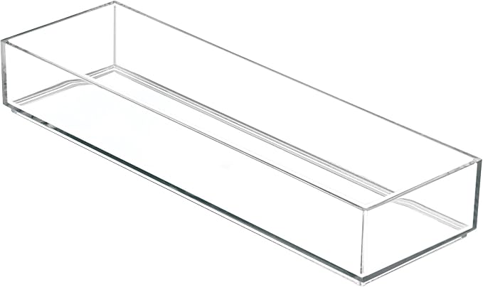 iDesign Clarity Plastic Drawer Organizer, Storage Container - Image 9