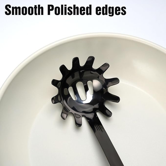Stainless Steel Spaghetti Spoon, 13 Inch Pasta Server - Image 7