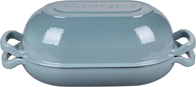 VORRINGARD Enameled Cast Iron Sourdough Bread Oven, Dutch Oven, Loaf Cast Iron - Image 8