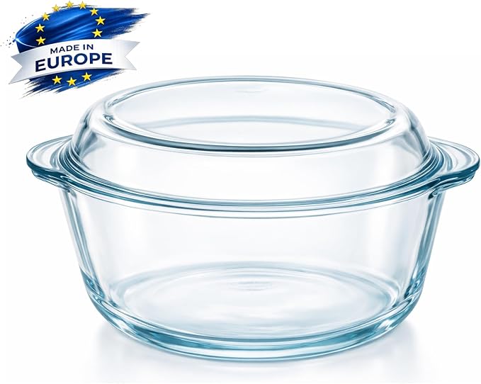 Ums 2.2 Quart Glass Casserole Dish - Image 3