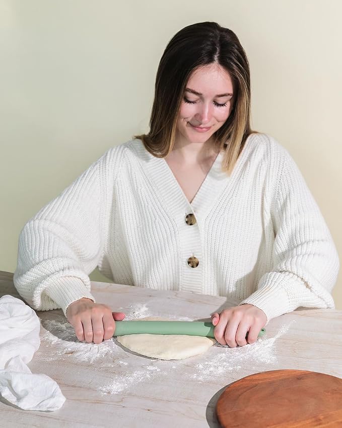 The Silicone Kitchen French Tapered Silicone Rolling Pin, Dishwasher Safe - Image 3
