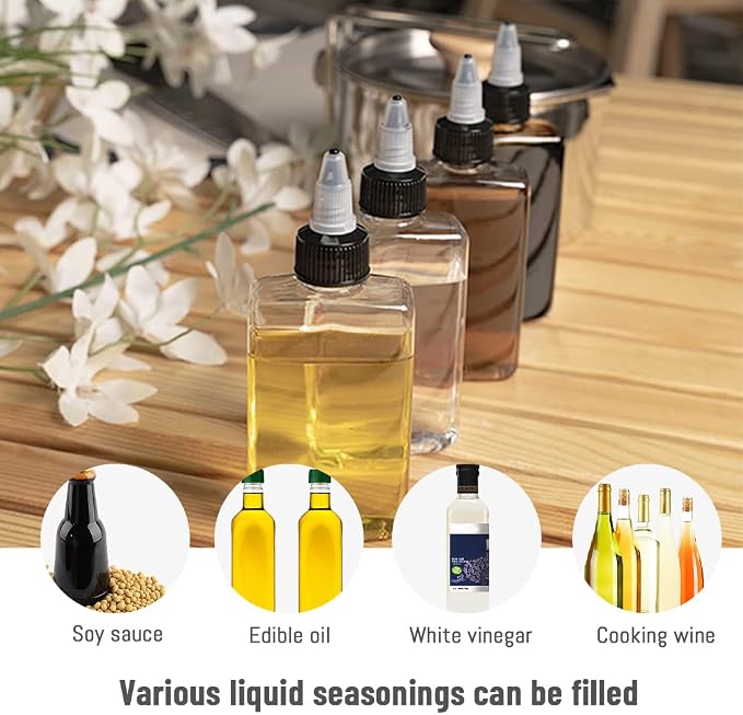 LELE LIFE 8Pcs Small Oil Dispenser Bottle - Image 4
