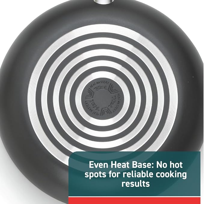 T-fal Initiatives Nonstick Cookware Set 6 Piece Oven Safe 350F Cookware - Image 6
