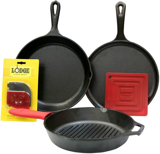 Lodge Cast Iron Set by Lodge