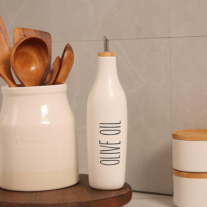 HOMCDALY Ceramic Olive Oil Dispenser - Image 2