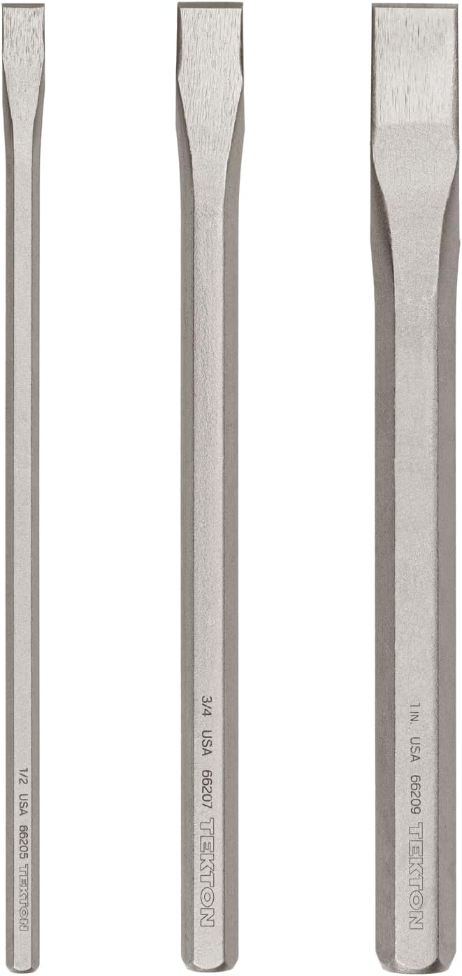 TEKTON Long Cold Chisel Set, 3-Piece | 66506 by TEKTON