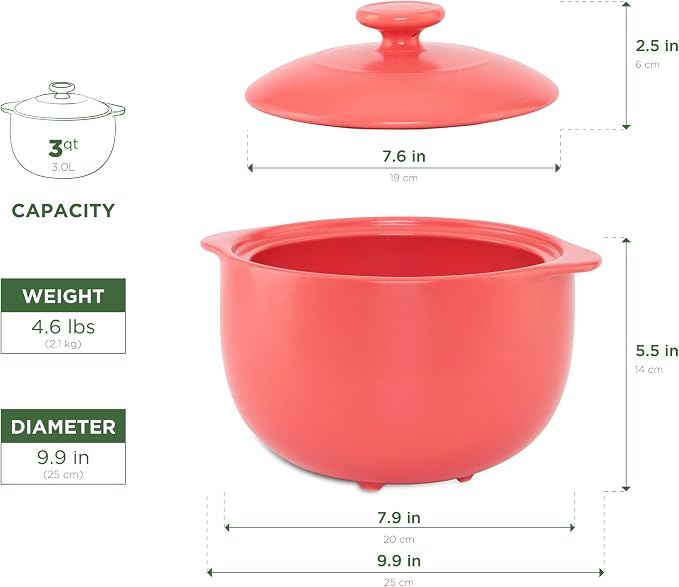 MINH LONG 3-Qt Porcelain Dutch Oven - Image 7