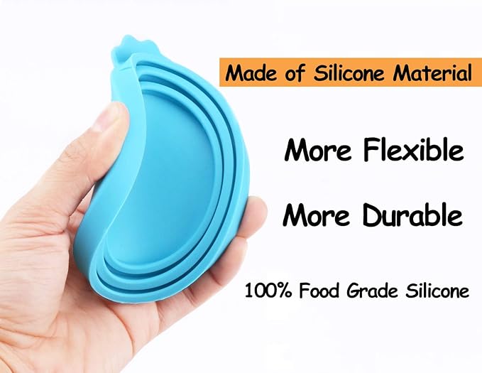 Comtim Pet Food Can Cover Silicone Can Lids - Image 4