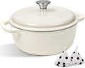 Enameled Cast Iron Dutch Oven Pot by AIVIKI