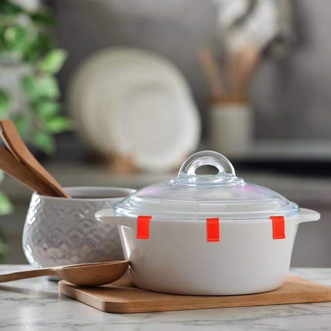 12pcs Dutch Oven Lid Protector Clips, Silicone Cookware Pan Protector Clips Pot - Image 7