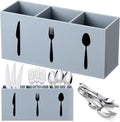 Suzile Acrylic Cutlery Storage Organizer Bin Silverware Caddy Countertop Knife by Suzile