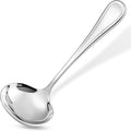 KEAWELL Premium 7.1" Verona Gravy Ladle, 18/10 Stainless Steel, Heavy-Duty by KEAWELL