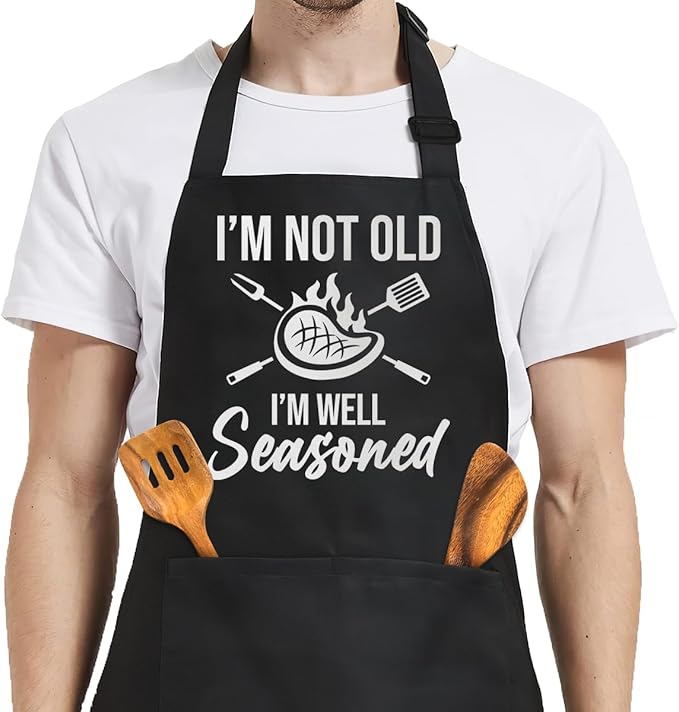 SANDJEST Funny Mens Aprons by SANDJEST