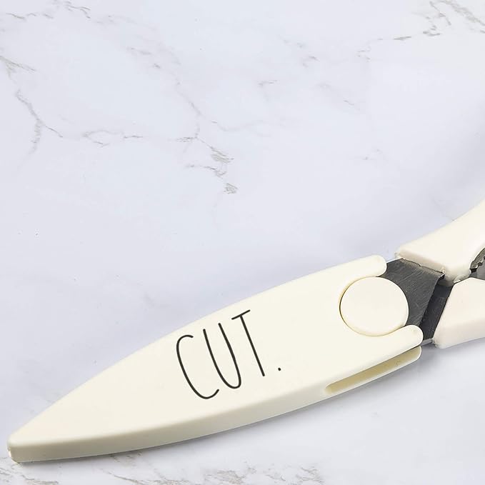 Rae Dunn Kitchen Scissors- Stainless Steel Kitchen Shears, Cooking Scissors - Image 4