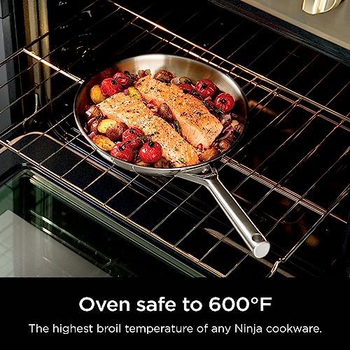 Ninja® EverClad 7-Pc Stainless Steel Cookware Set, Silver, C99007